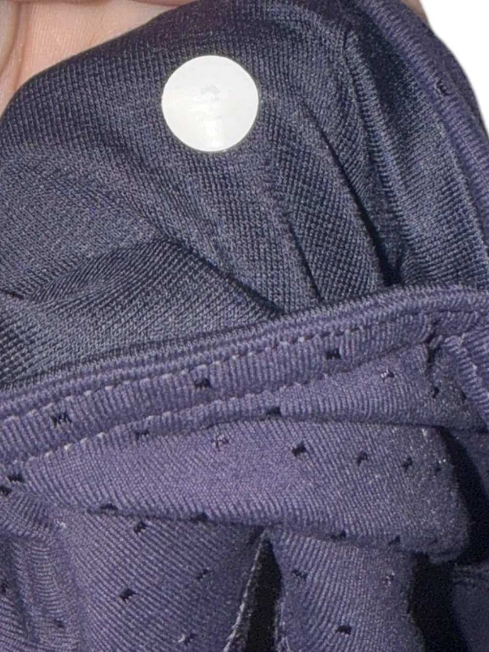 Lululemon Nulu Dark Purple Mesh Panel High Rise Leggings Size 2